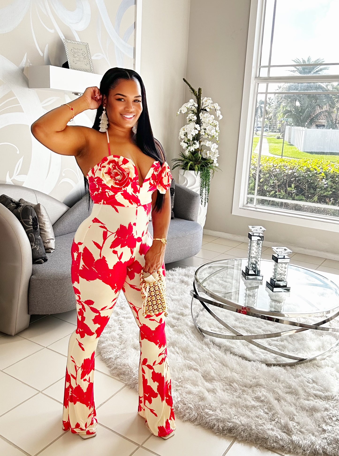 ROSE BLOOM JUMPSUIT