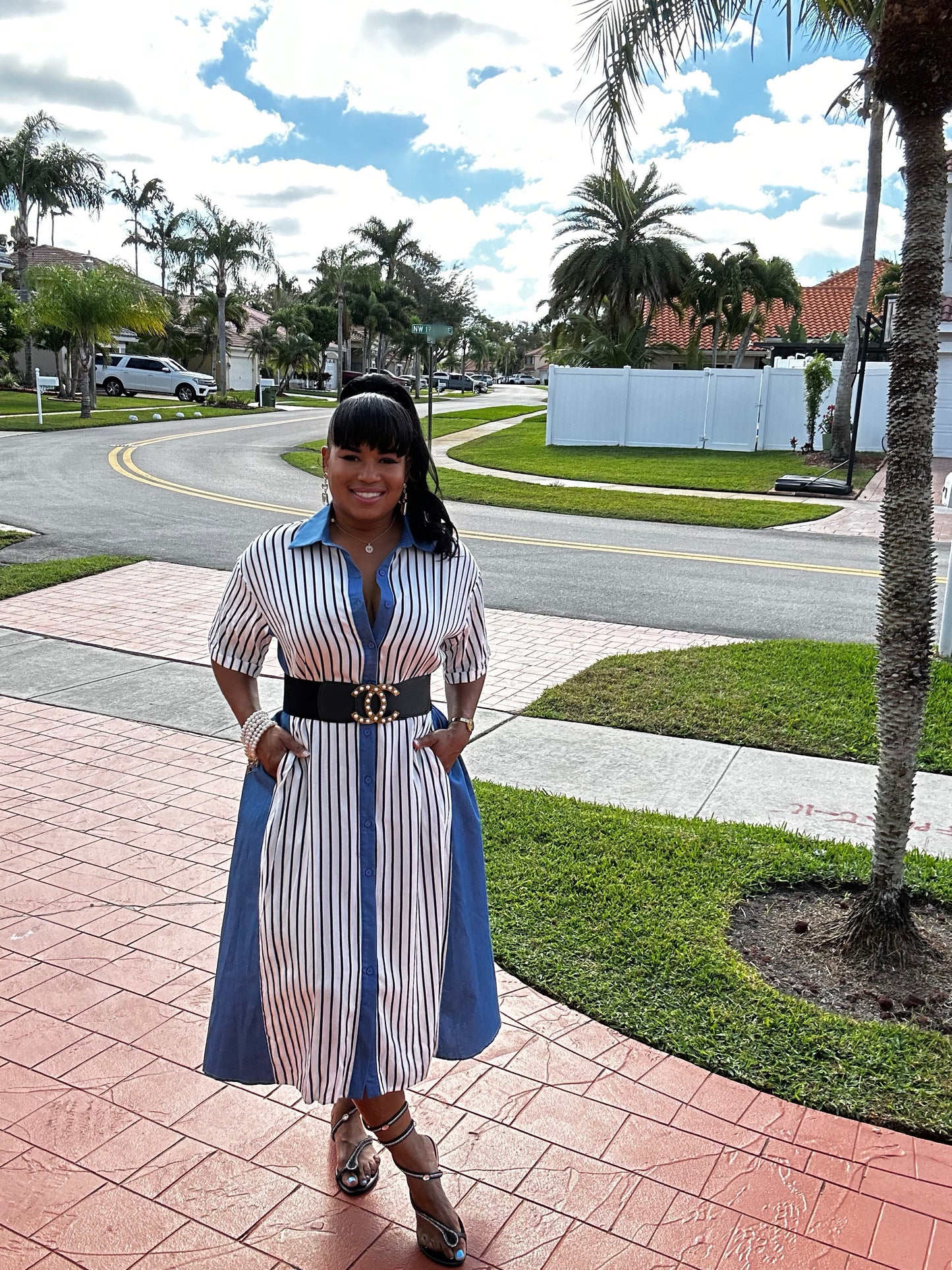 DENIM SHIRT DRESS