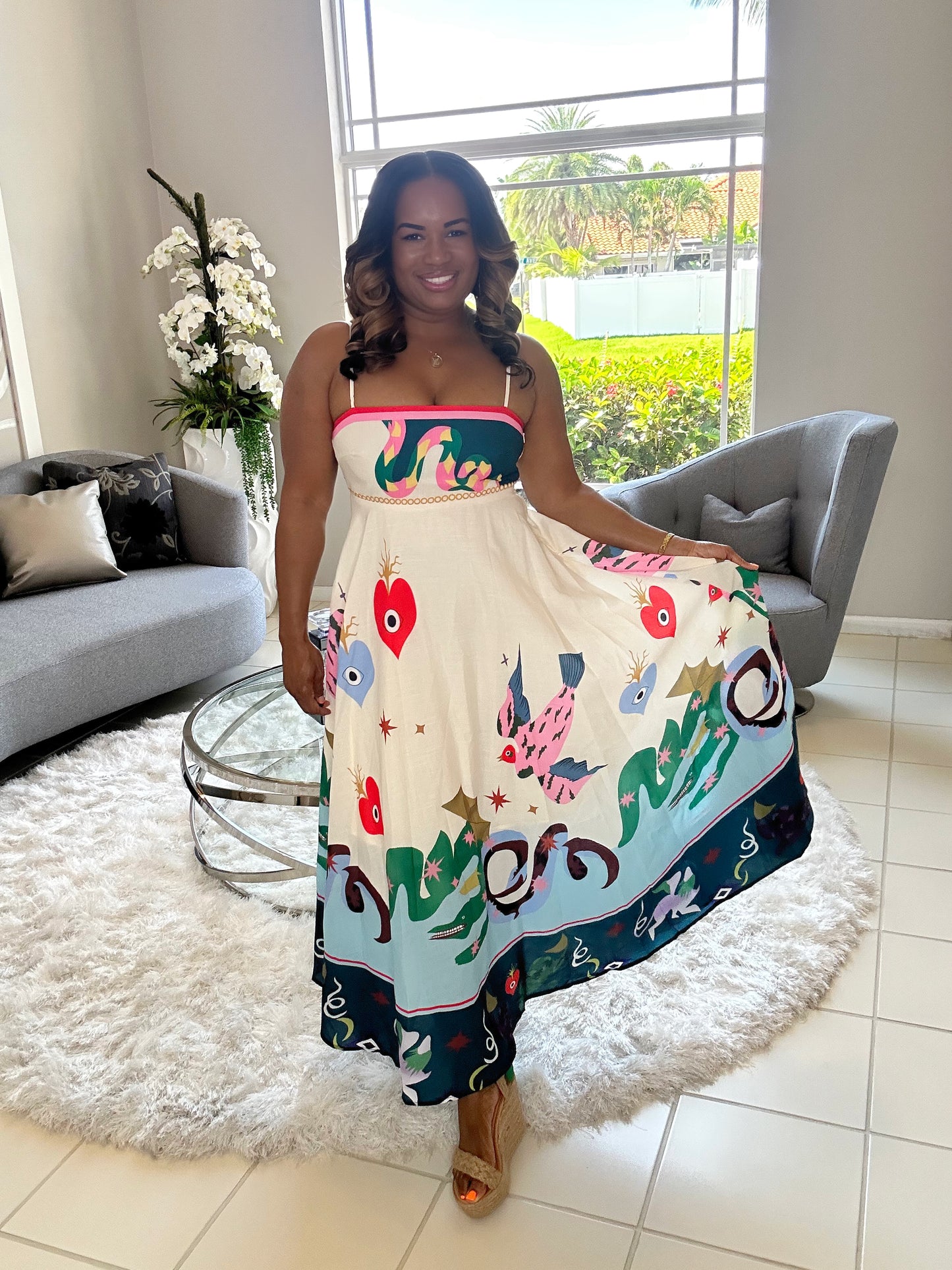 TROPICAL BRUNCH DRESS