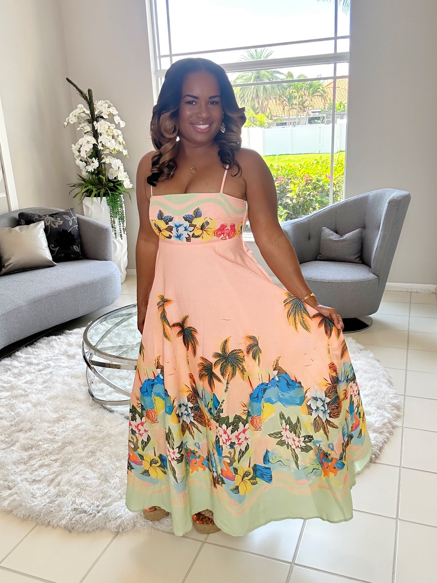 TROPICAL BRUNCH DRESS
