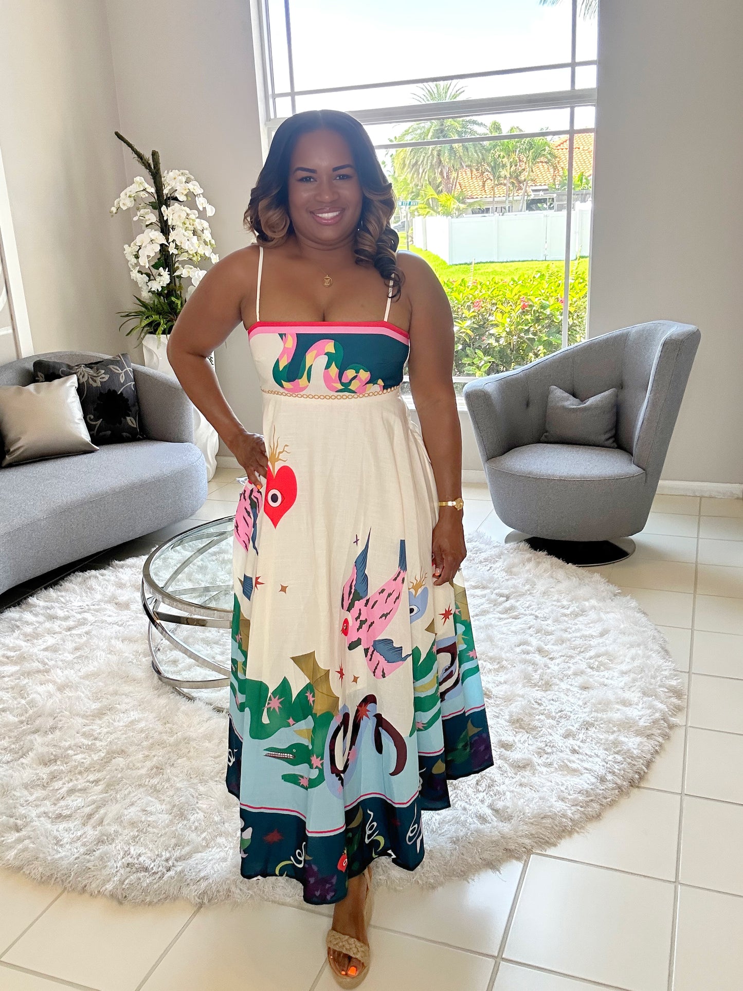 TROPICAL BRUNCH DRESS