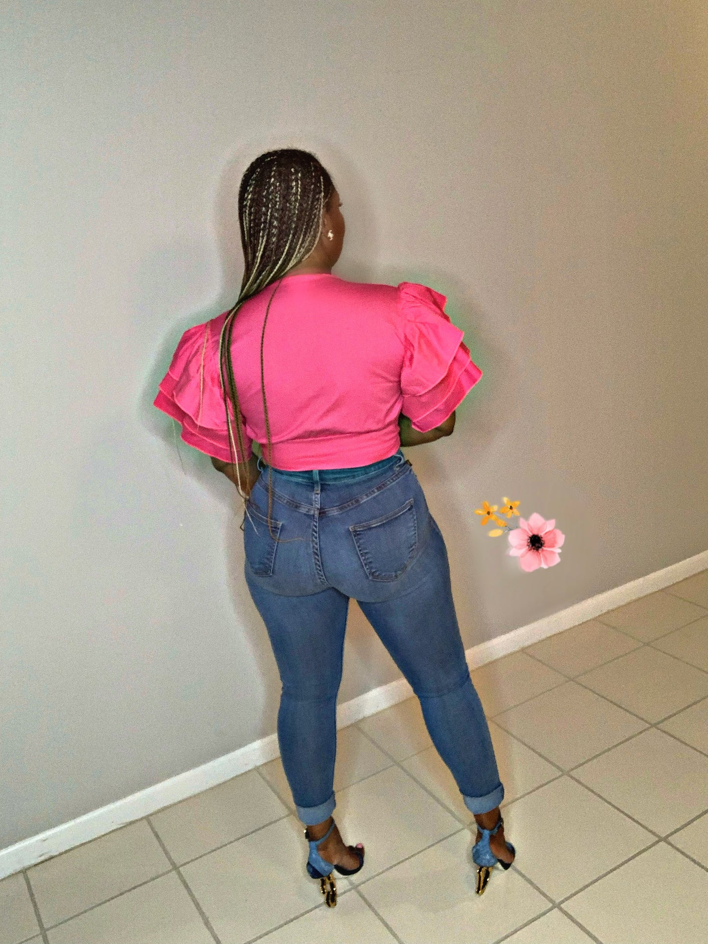 SPUNKY PINK BLOUSE