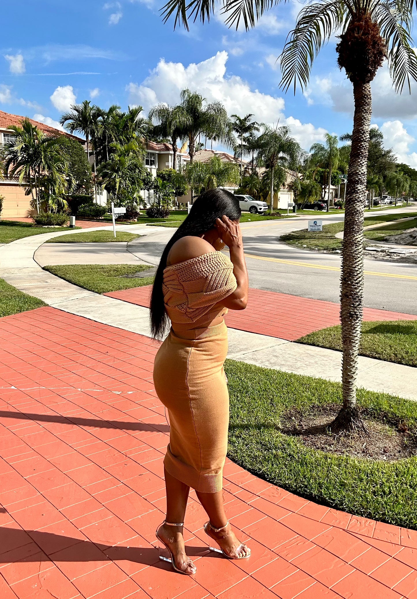 KALIYA KNIT SKIRT SET