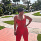 NICOLE BANDAGE PANTS SET